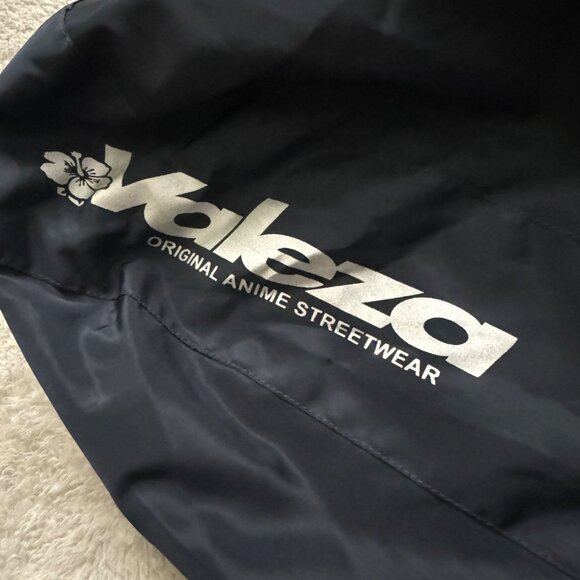 Valeza Boys Cry Too Mens Streetwear Windbreaker Jacket sz medium hoodie black - Picture 15 of 16